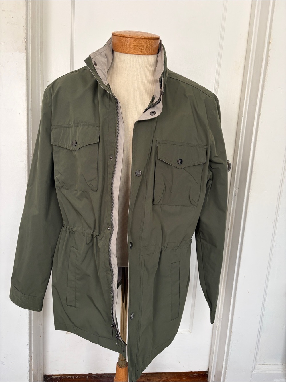 RAINFOREST Olive Green Military Field Jacket